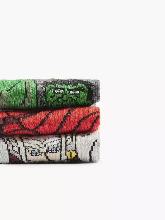 Avengers 3er Pack Socken 4 Avengers 3er Pack Socken – Bild 2