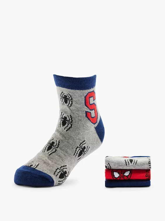 Spiderman 3er Pack Socken 3 Spiderman 3er Pack Socken