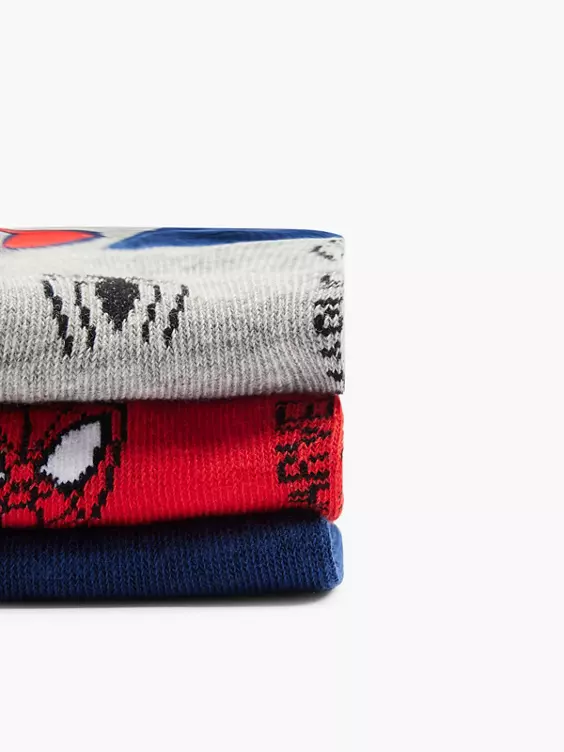 Spiderman 3er Pack Socken 4 Spiderman 3er Pack Socken – Bild 2