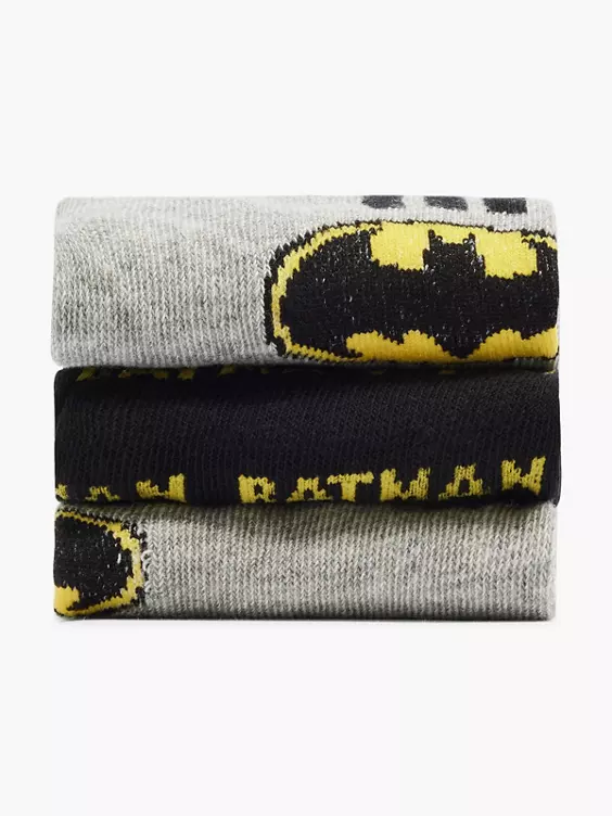 Batman 3er Pack Socken 4 Batman 3er Pack Socken – Bild 2