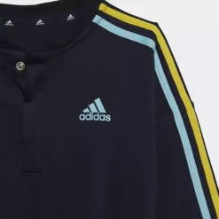 Adidas Essentials 3-Streifen French Terry Einteiler – Genderneutral -Adidas Geschäft 8012 IA2547 P1