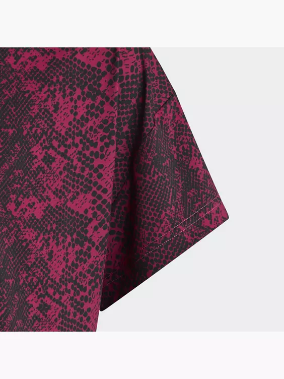 Adidas AEROREADY Animal-Print T-Shirt 4 Adidas AEROREADY Animal-Print T-Shirt – Bild 2